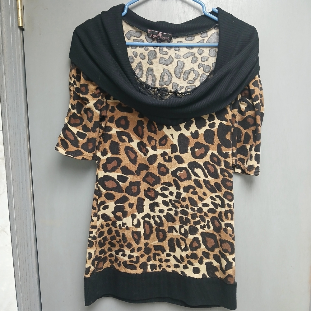 Almost Famous Leopard Pleated